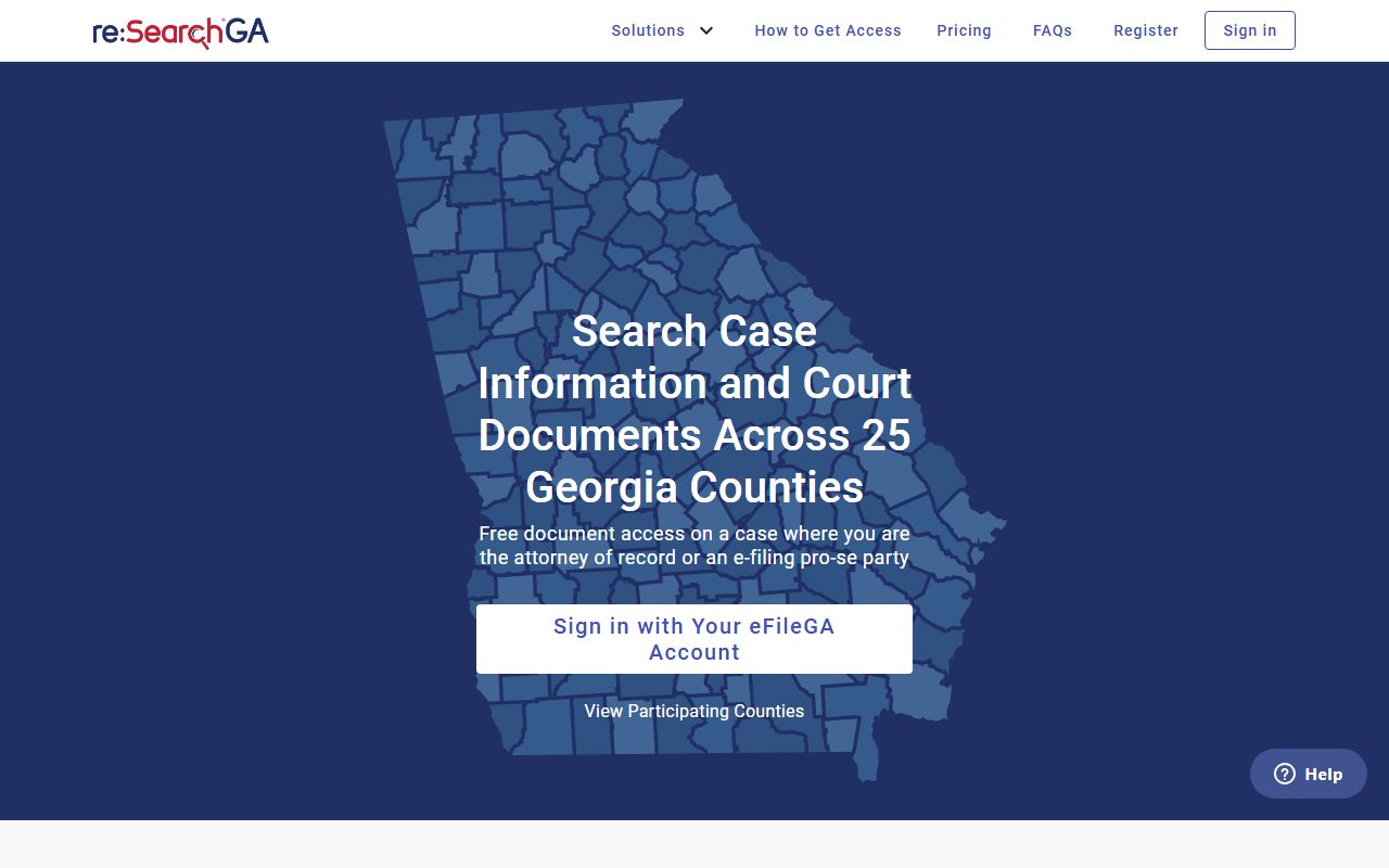 Marion County court records reSearchGA court record portal