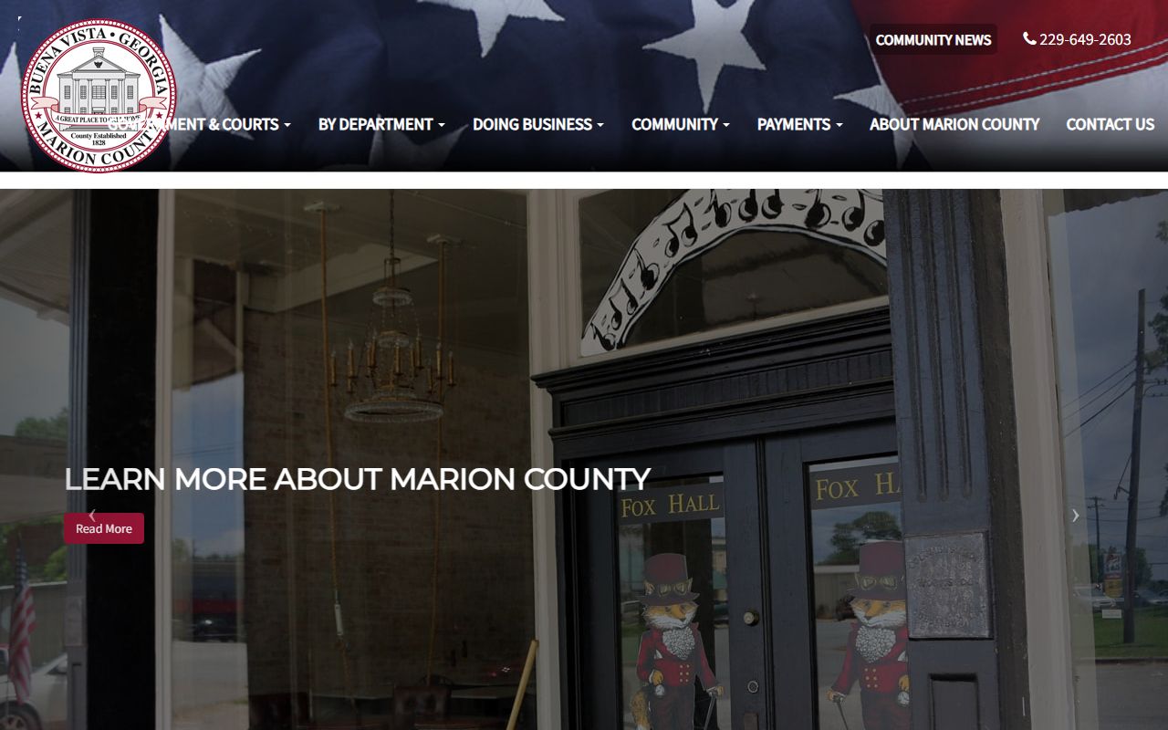 Marion County court records official county homepage