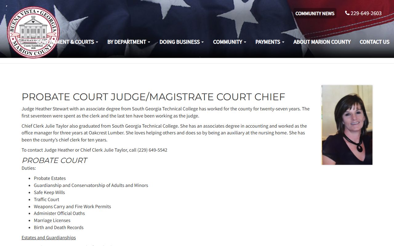 Marion County marriage records Probate Court license rules